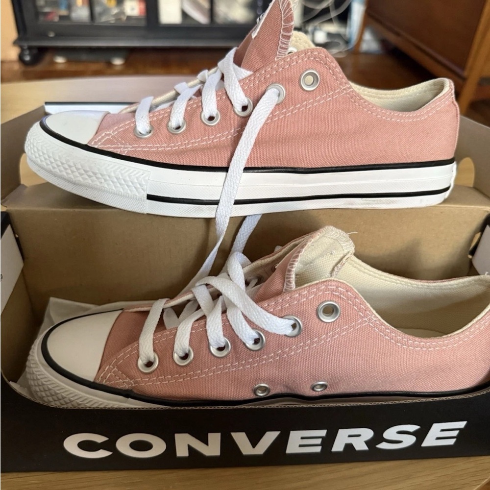 Converse Blush Canvas Sneakers